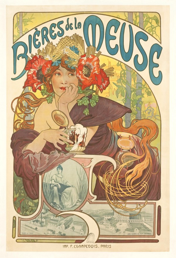 Bierre de la Meuse poster  Print